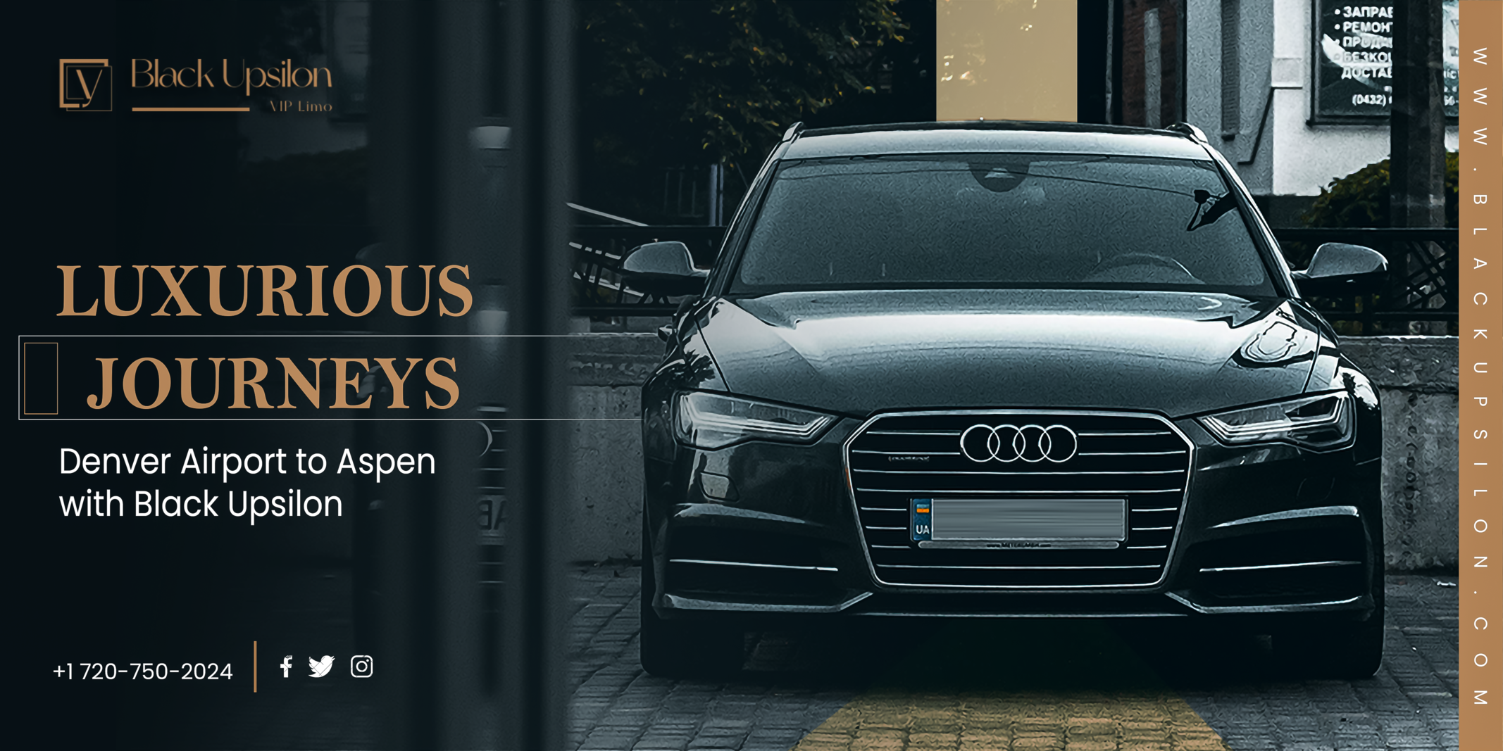 Luxurious Journeys: Denver Airport to Aspen with Black Upsilon