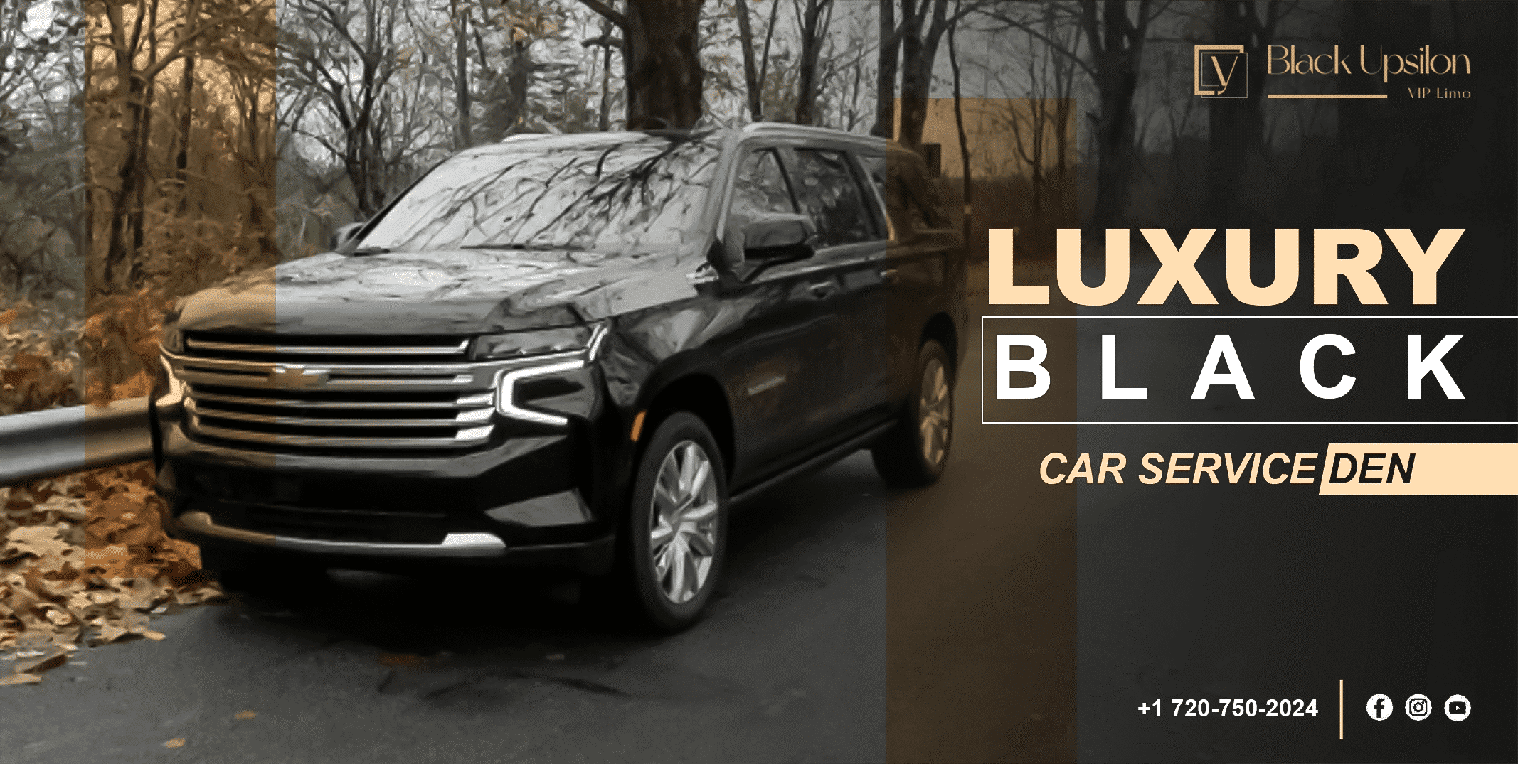 Luxury Black Car Service in DEN with Black Upsilon – The Best!